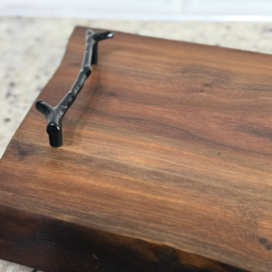 Live Edge Black Walnut Charcuterie Board – 15” x 8.5”